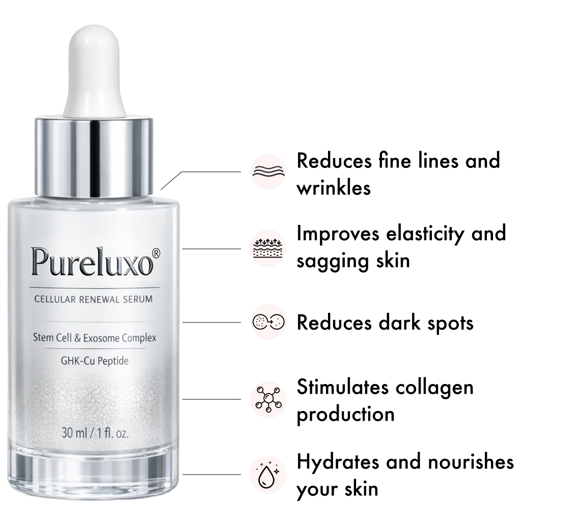 𝑷𝒖𝒓𝒆𝒍𝒖𝒙𝒐® 🇺🇸 Stem Cell–Inspired & GHK-Cu Powered Wrinkle-Refining Serum（Advanced Anti-Aging for Timeless, Radiant Skin） - Image 9